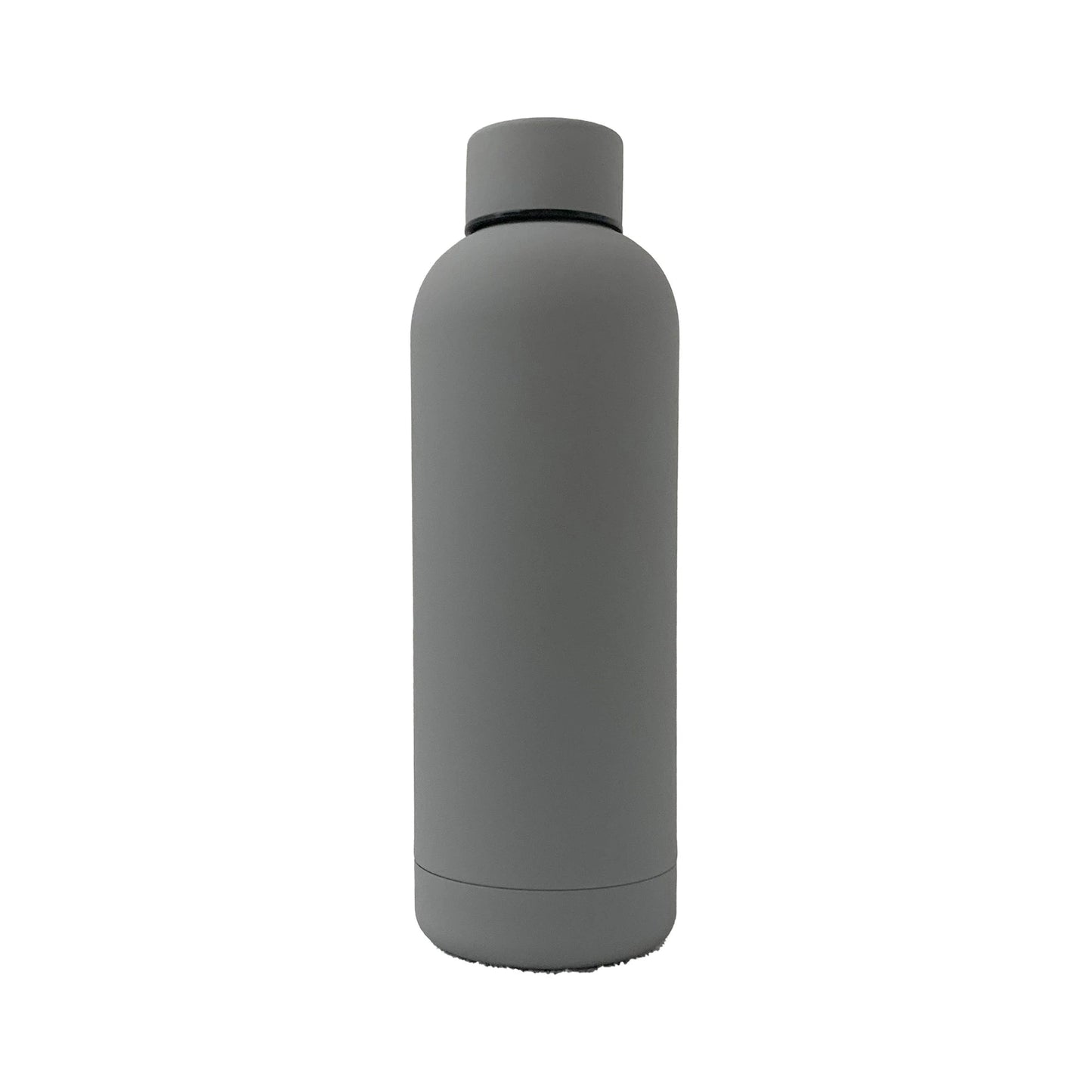 17oz Rubber Vacuum Insulated Stainless Steel Water Bottle