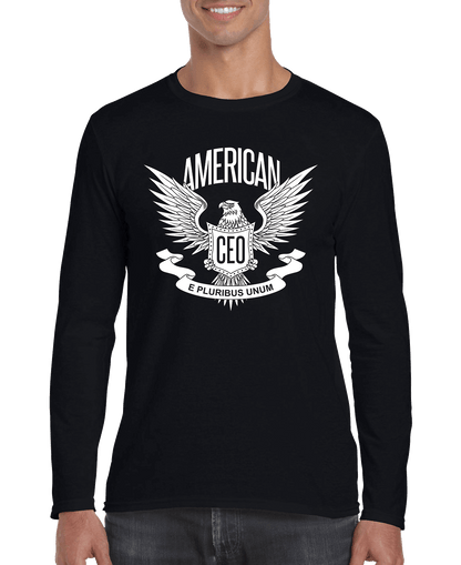 American CEO Patriotic Eagle Men's Long Sleeve Shirt